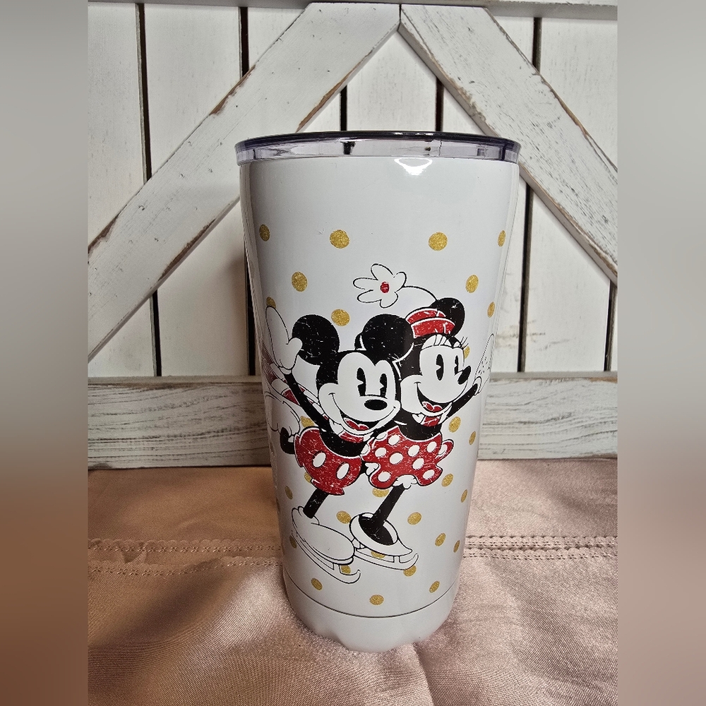 Disney Mickey & Minnie HAPPY Holiday Tumbler